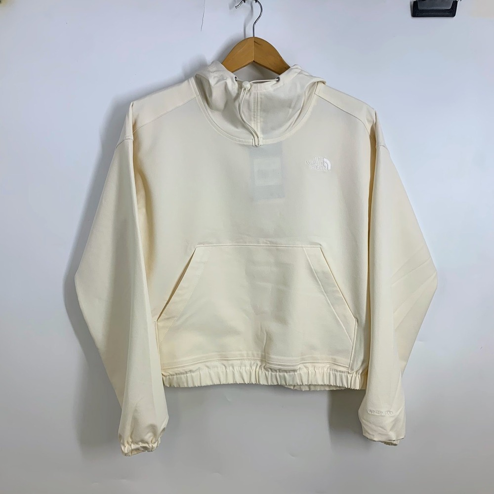 The North Face Womens Willow Windwall Quarter Zip Hoodie Relaxed Fit Size M NWT